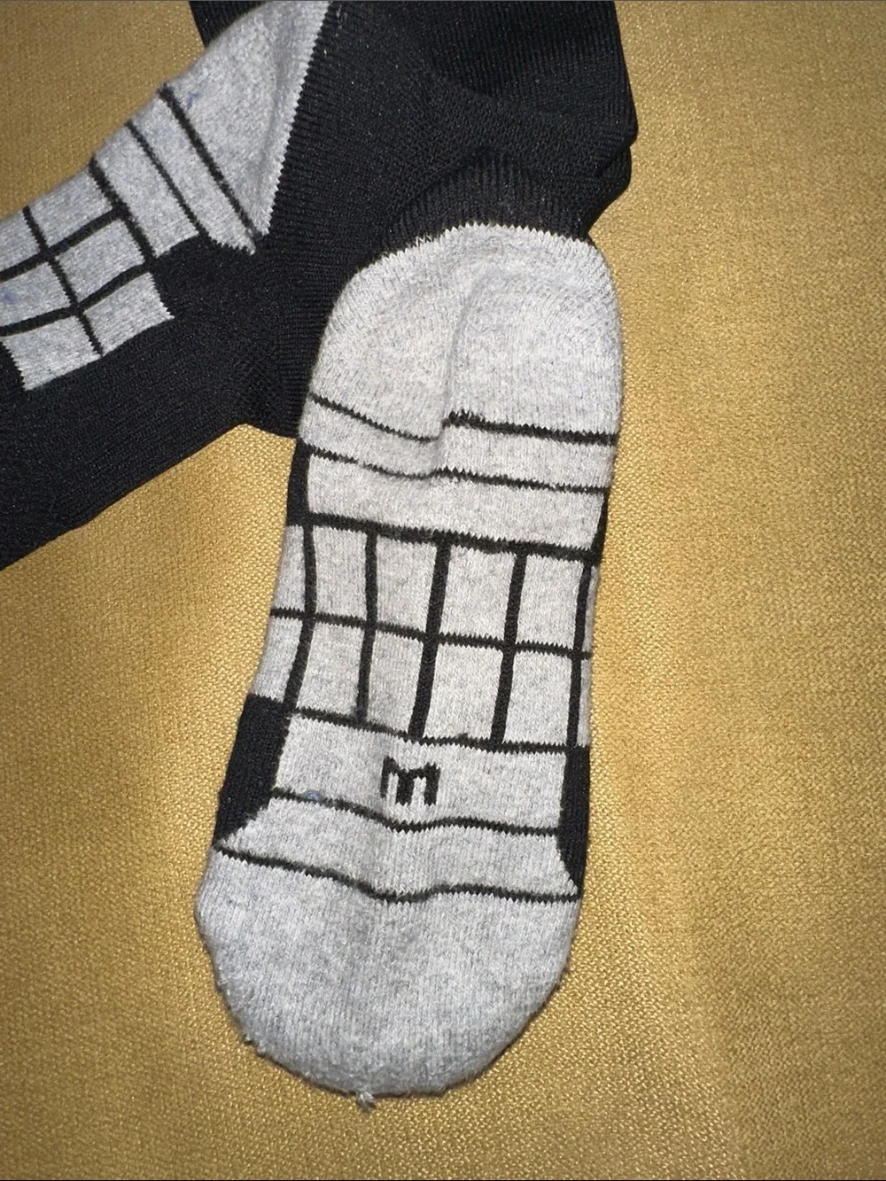 Kids Black Athletic Knee-High Socks